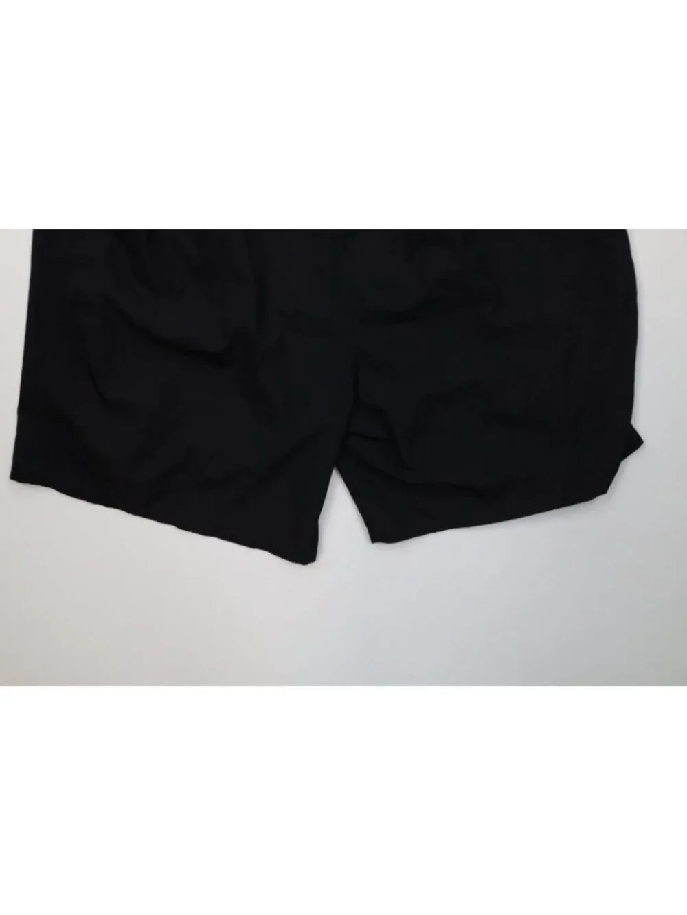 Vtg Y2K The North Face Mens Large Spell Out Triple Black Lined Running Shorts
